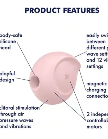 Satisfyer Sugar Rush - Air Pulse Stimulator Plus Vibration - Rose