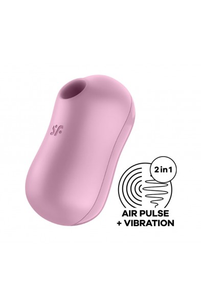 Satisfyer Cotton Candy - Air Pulse Stimulator Plus Vibrator - Lilac