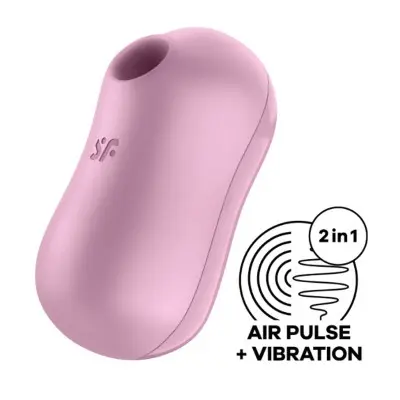 Satisfyer Cotton Candy - Air Pulse Stimulator Plus Vibrator - Lilac