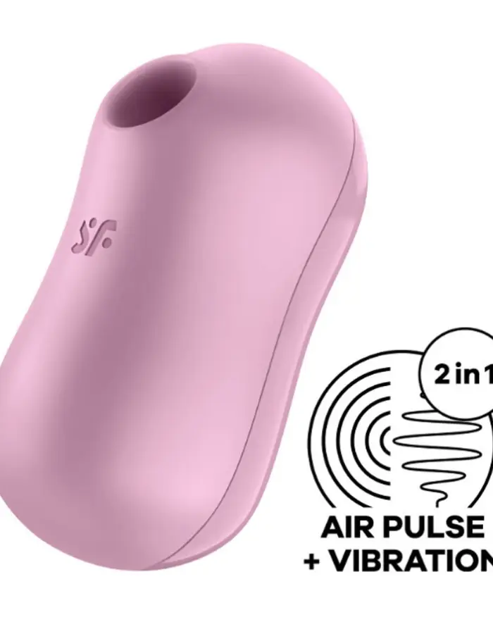 Satisfyer Cotton Candy - Air Pulse Stimulator Plus Vibrator - Lilac