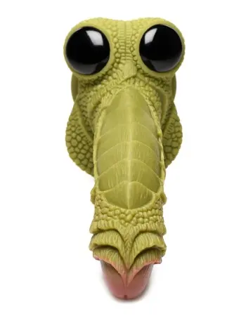 Swamp Monster Green Scaly Silicone Dildo