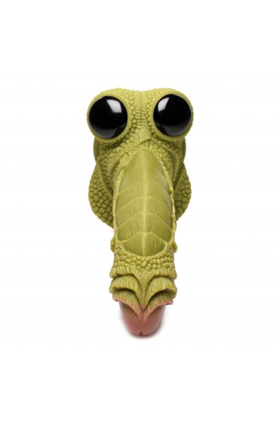 Swamp Monster Green Scaly Silicone Dildo