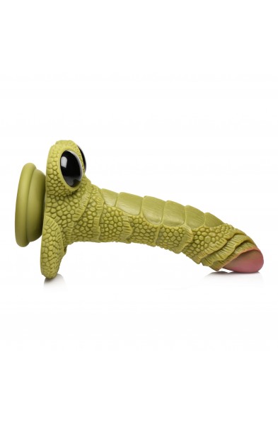 Swamp Monster Green Scaly Silicone Dildo