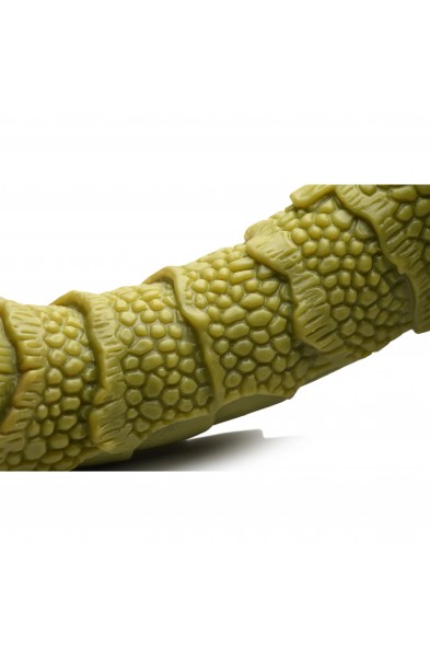 Swamp Monster Green Scaly Silicone Dildo