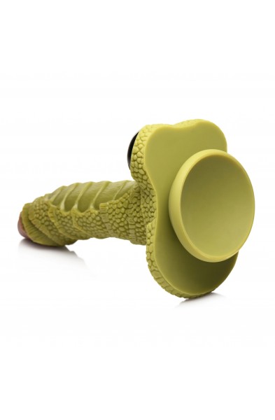 Swamp Monster Green Scaly Silicone Dildo