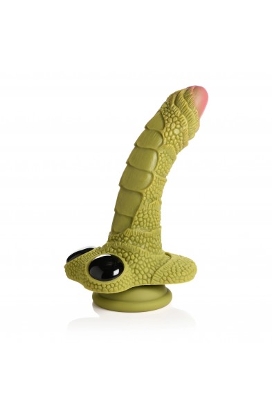 Swamp Monster Green Scaly Silicone Dildo