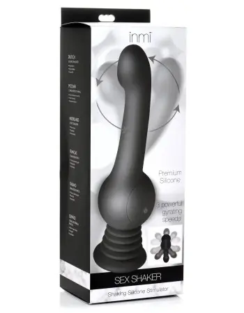 Sex Shaker Shaking Silicone Stimulator - Black