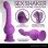 Sex Shaker Shaking Silicone Stimulator - Purple