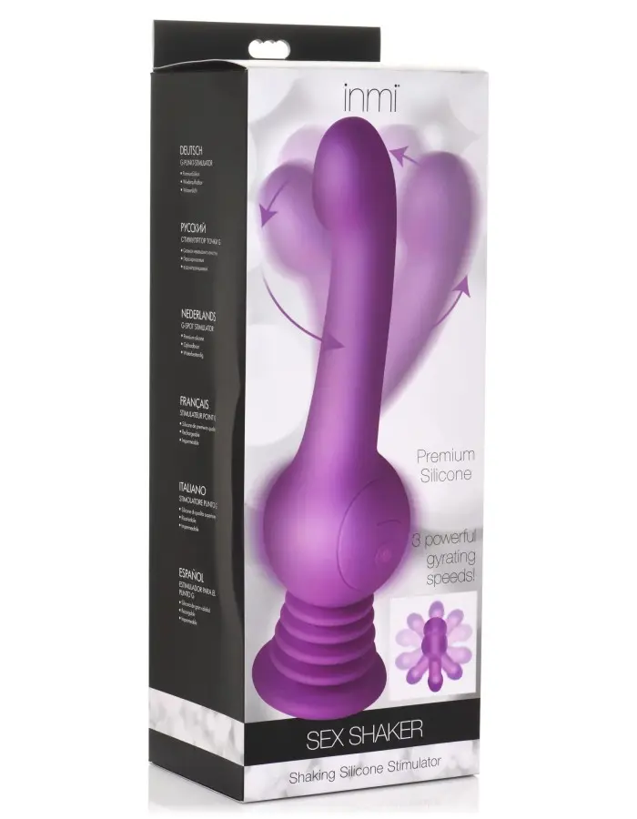 Sex Shaker Shaking Silicone Stimulator - Purple