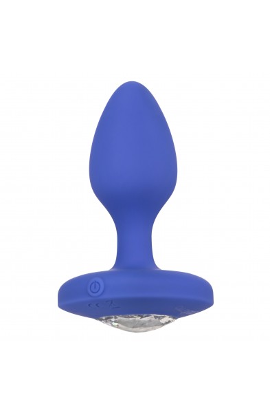 Cheeky Gems - Medium Rechargeable Vibrating Probe  - Blue