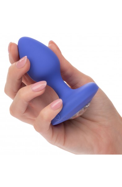 Cheeky Gems - Medium Rechargeable Vibrating Probe  - Blue