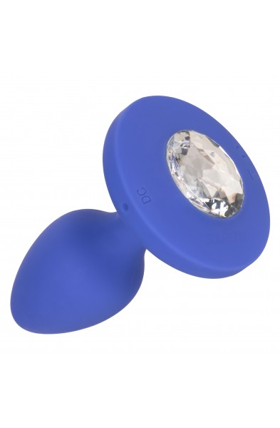 Cheeky Gems - Medium Rechargeable Vibrating Probe  - Blue