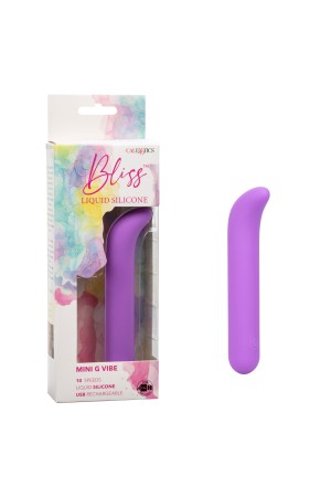 Bliss Liquid Silicone Mini G Vibe - Purple