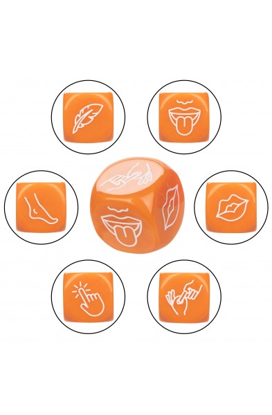 Naughty Bits Roll With It Icon - Based Sex Dice  Game