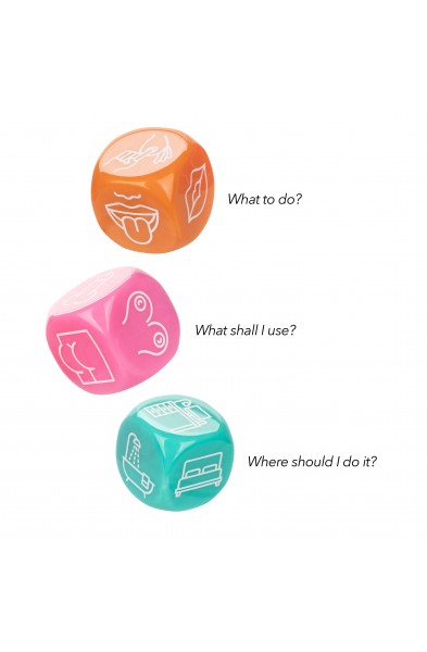 Naughty Bits Roll With It Icon - Based Sex Dice  Game