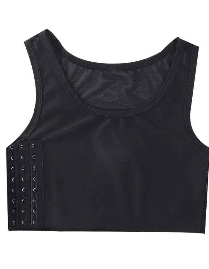 Gender Fluid Chest Compression Binder - Large - Black