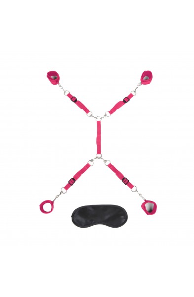 7 Pc Bed Spreader - Hot Pink