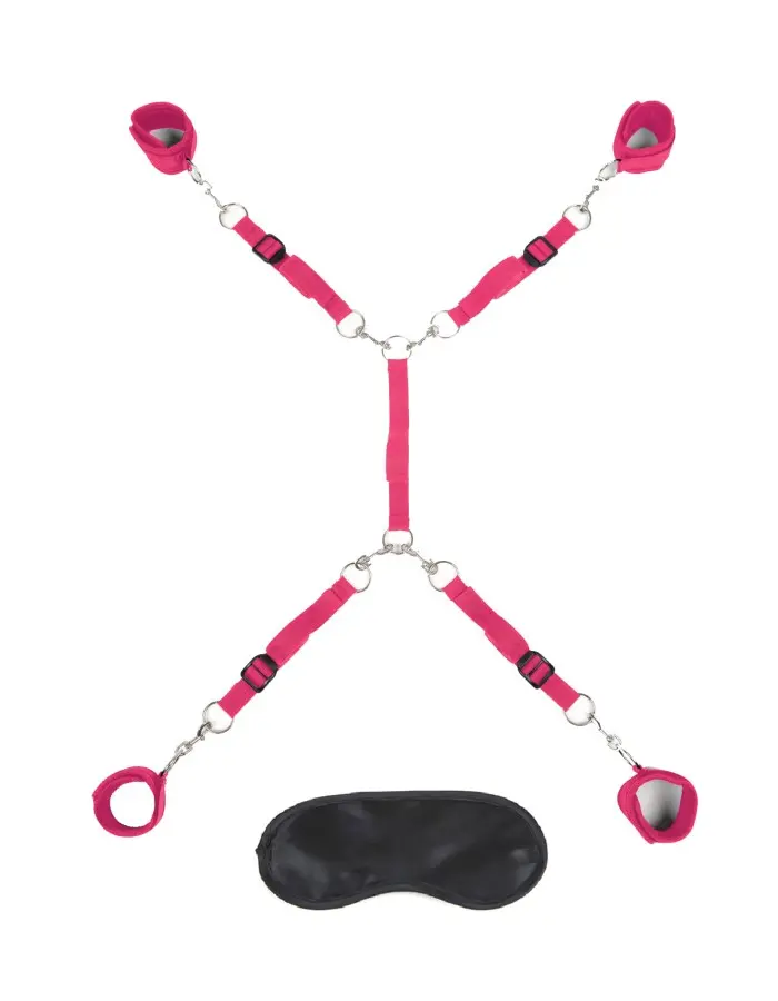 7 Pc Bed Spreader - Hot Pink