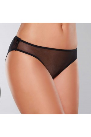 Adore Sheer Teaz Panty - One Size - Black