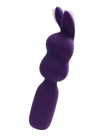 Hopper Bunny Rechargeable Mini Wand - Deep Purple