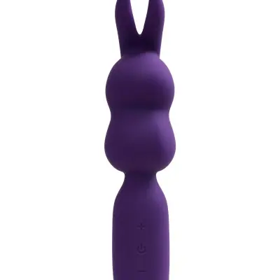Hopper Bunny Rechargeable Mini Wand - Deep Purple