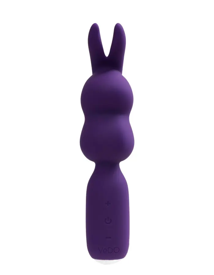 Hopper Bunny Rechargeable Mini Wand - Deep Purple