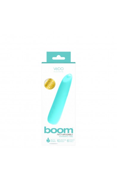 Boom Rechargeable Warming Vibe - Tease Me Turquoise