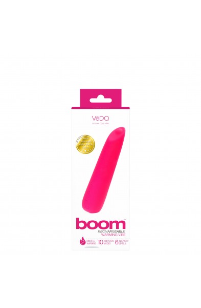 Boom Rechargeable Warming Vibe - Foxy Pink