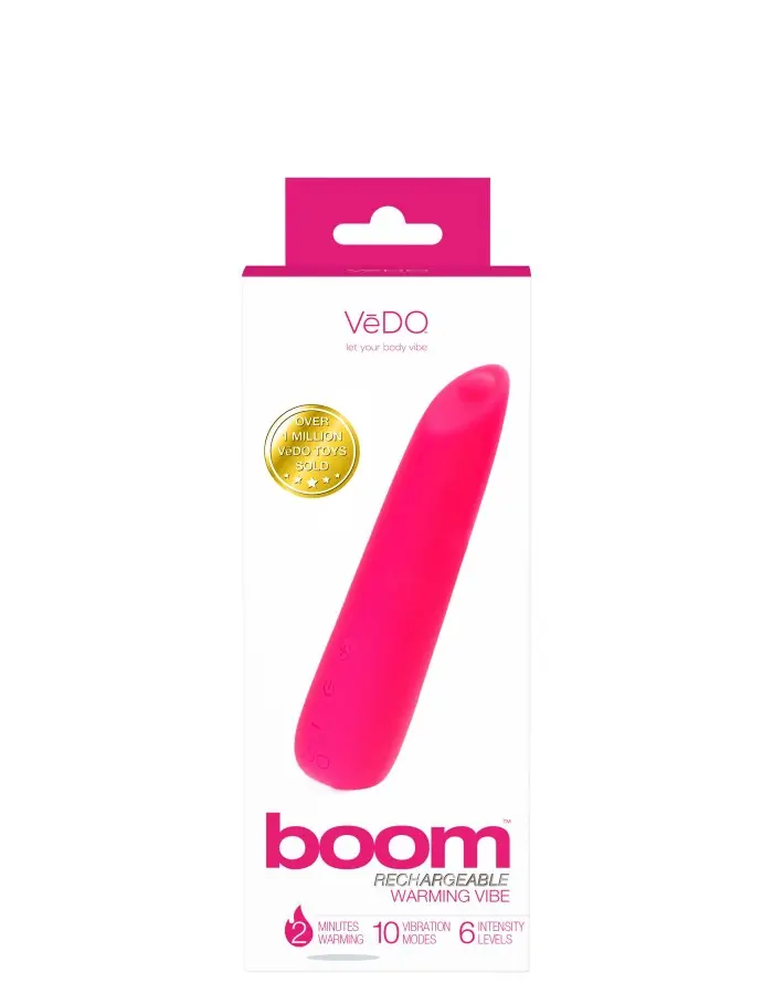 Boom Rechargeable Warming Vibe - Foxy Pink