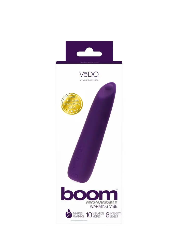 Boom Rechargeable Warming Vibe - Deep Purple