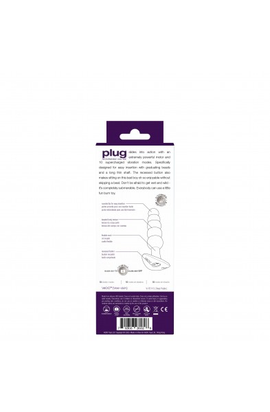 Plug Rechargeable Anal Vibe - Deep Purple