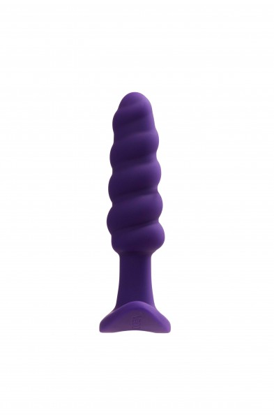 Twist Rechargeable Anal Vibe - Deep Purple