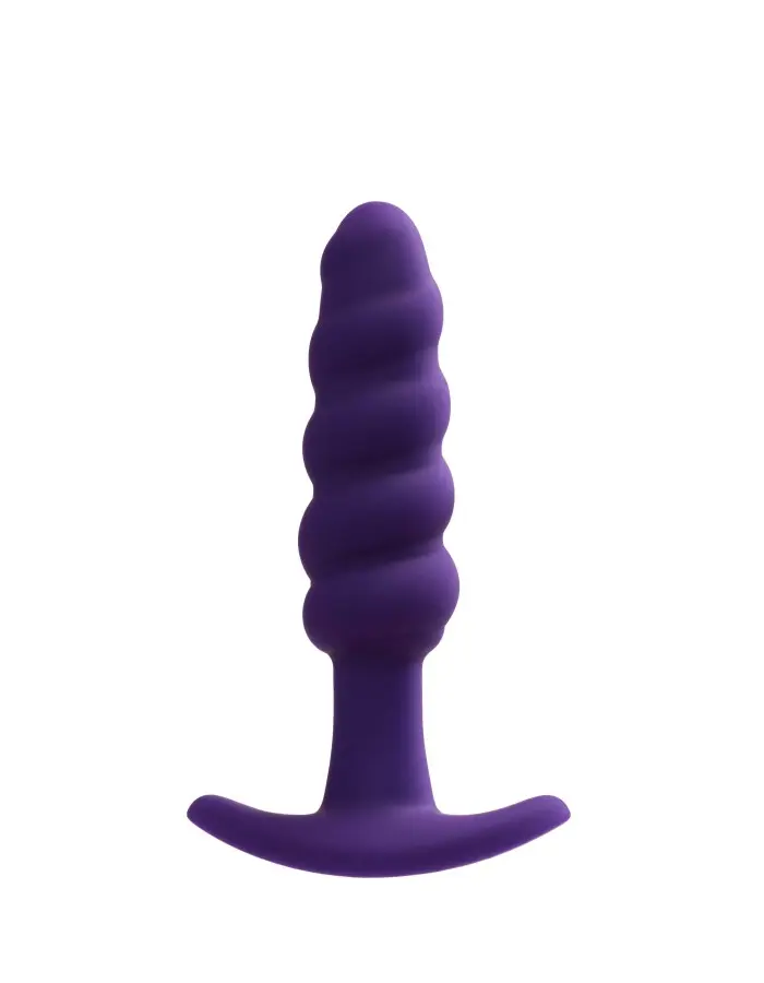 Twist Rechargeable Anal Vibe - Deep Purple