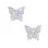 Razzle Dazzle Crystal Butterfly Jewel Sparkle Body Stickers 6 Pk