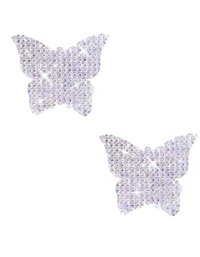 Razzle Dazzle Crystal Butterfly Jewel Sparkle Body Stickers 6 Pk