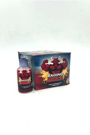 Raging Bull Male Enhancer Liquid Shots 12 Ct  Display