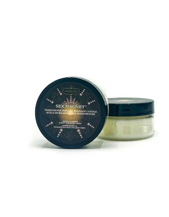 Sex Magnet Pheromone Massage Candle - Vanilla Amber 1.7 Oz