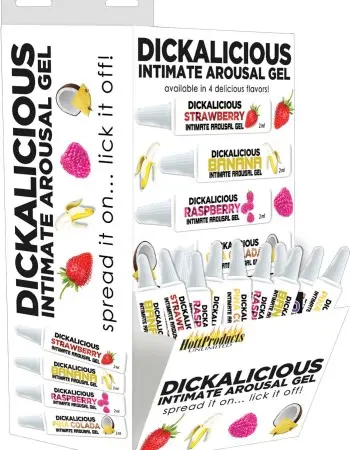 Dickalicious - 2ml Tubes Wall Mount - 144 Pc Display