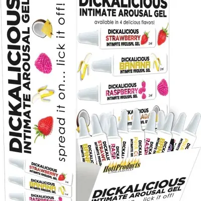 Dickalicious - 2ml Tubes Wall Mount - 144 Pc Display