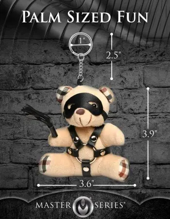 BDSM Teddy Bear Keychain