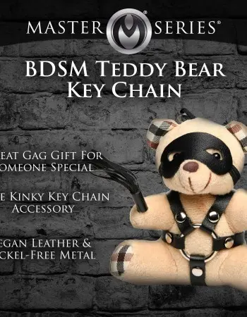 BDSM Teddy Bear Keychain