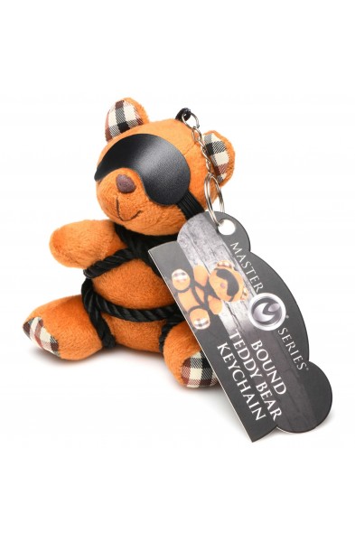 Rope Teddy Bear Keychain