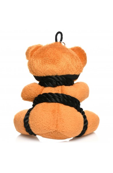 Rope Teddy Bear Keychain