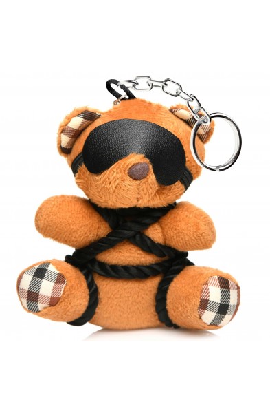 Rope Teddy Bear Keychain