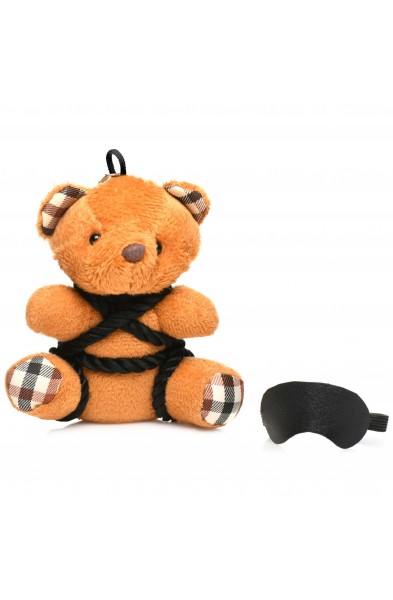 Rope Teddy Bear Keychain