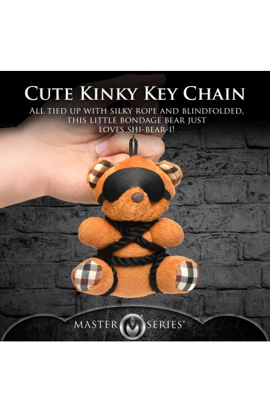 Rope Teddy Bear Keychain