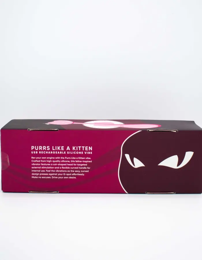Purrs Like a Kitten Wand Vibrator - Pink