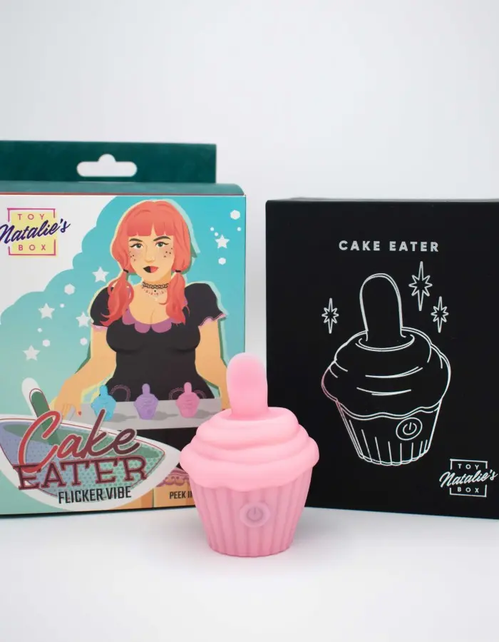 Cake Eater Clit Flicker Stimulator - Pink