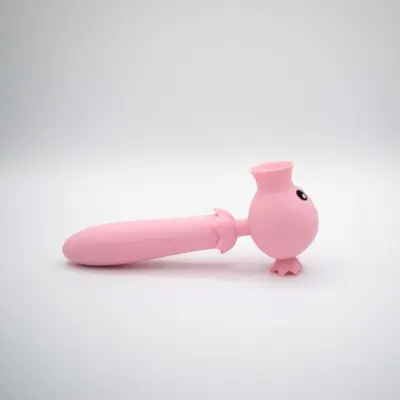 Lick n' Stick Clit Flicker and G-Spot Vibrator - Pink