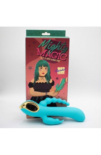 Mighty Magic Clit - G-Spot and Anal Vibrator -  Blue